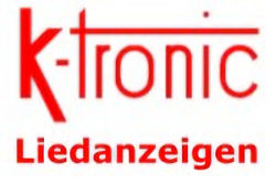 K-tronik Liedanzeigen